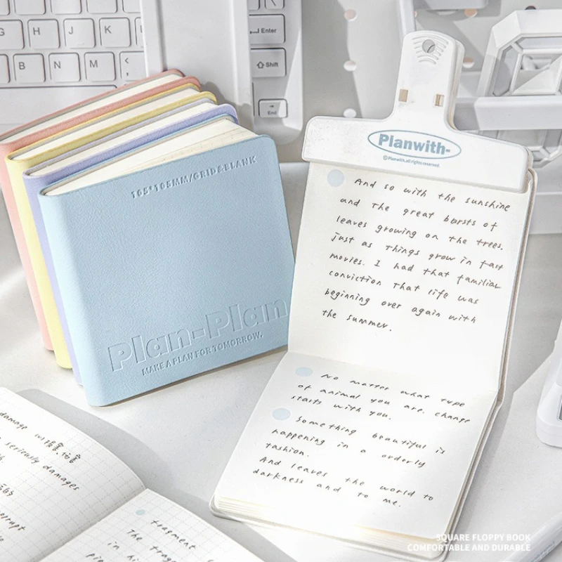 PU Leather Notebook with Waterproof Cover and Pocket for Students
