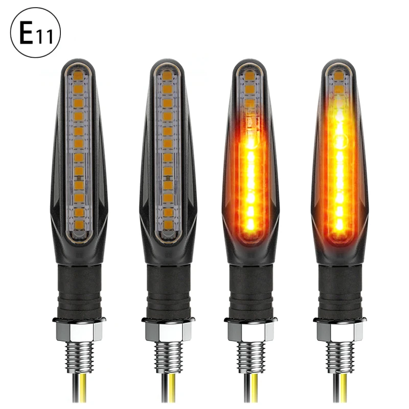 Clignotant LED E11 pour motos, relais intégré 335SMD, clignotant