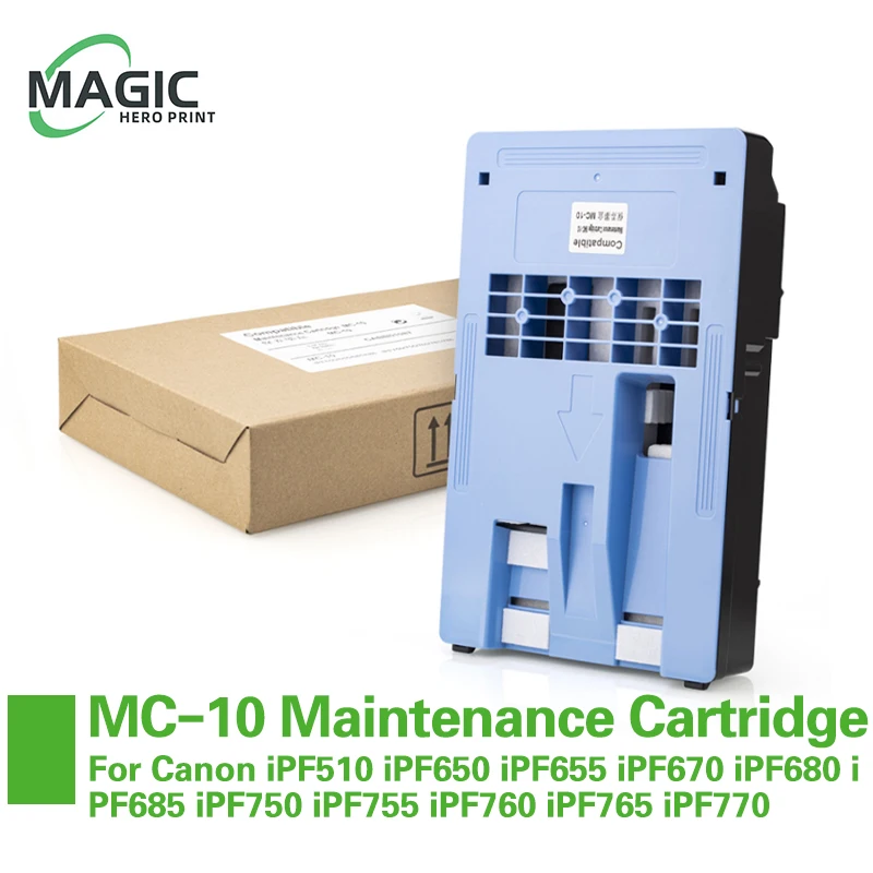 

MC-10 MC10 Maintenance Cartridge 1320B014 For Canon iPF510 iPF650 iPF655 iPF670 iPF680 iPF685 iPF750 iPF755 iPF760 iPF765 iPF770