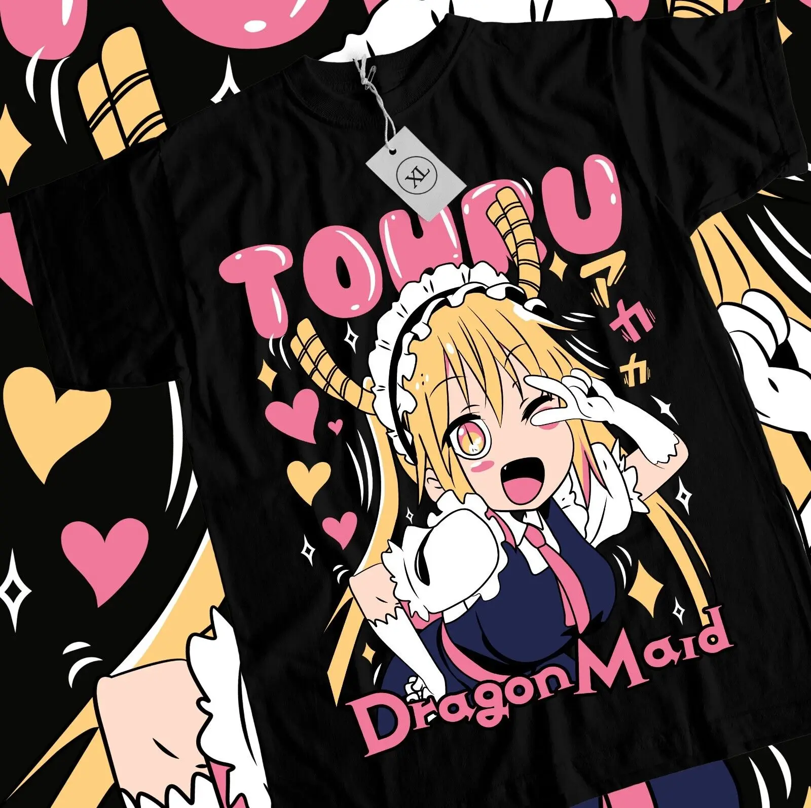 

Футболка Tohru Kobayashi-san Chi no Maid Dragon Girl waifu аниме рубашка всех размеров