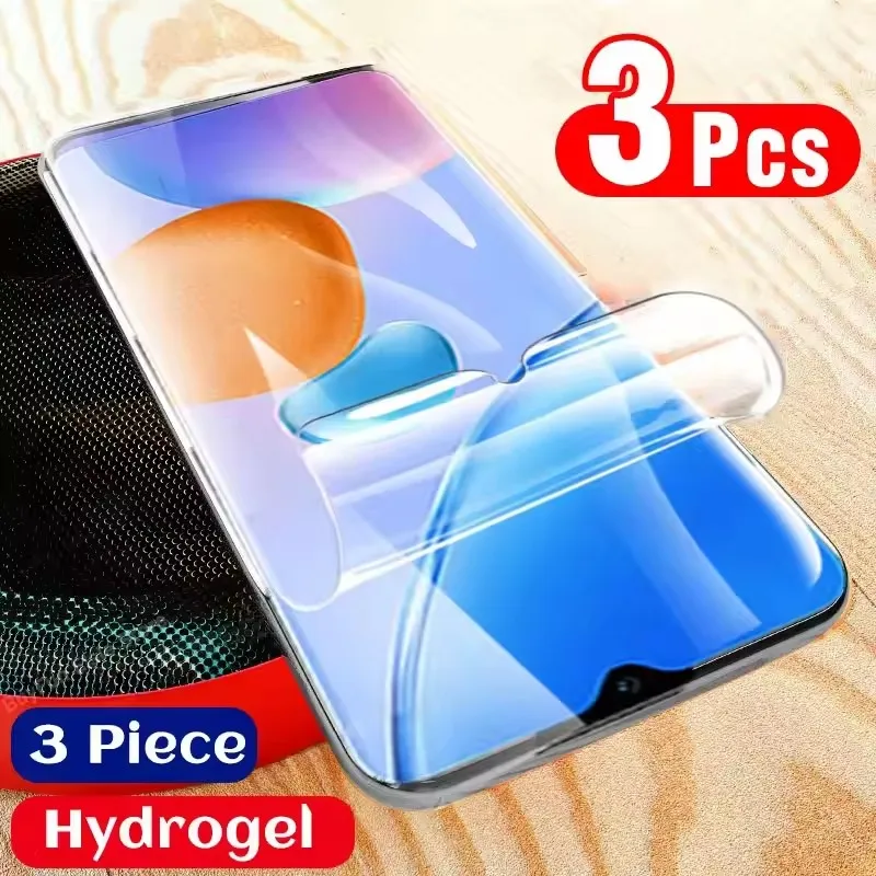 3-Pack Hydrogel Screen Protector Films