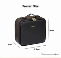 Travel LED Cosmetic Case With Light and Mirror Makeup Bag Large Capacity Premium Portable Cosmetic Bag Detachable Partition Bag 6