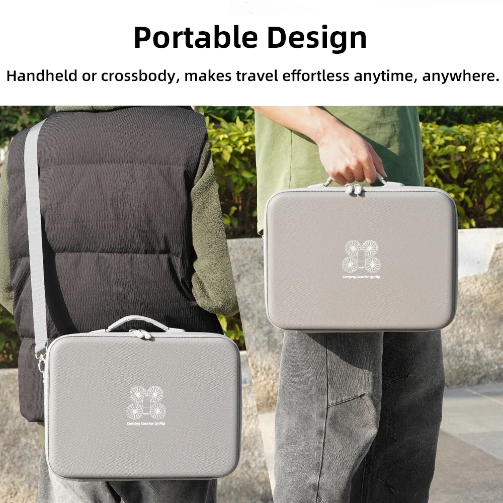 BRDRC Storage Bag for DJI Flip Drone RC 2/RC N3 Controller Portable Handbag Box Outdoor Carrying Case Accessorise Shoulder Strap drone accessories,dji case