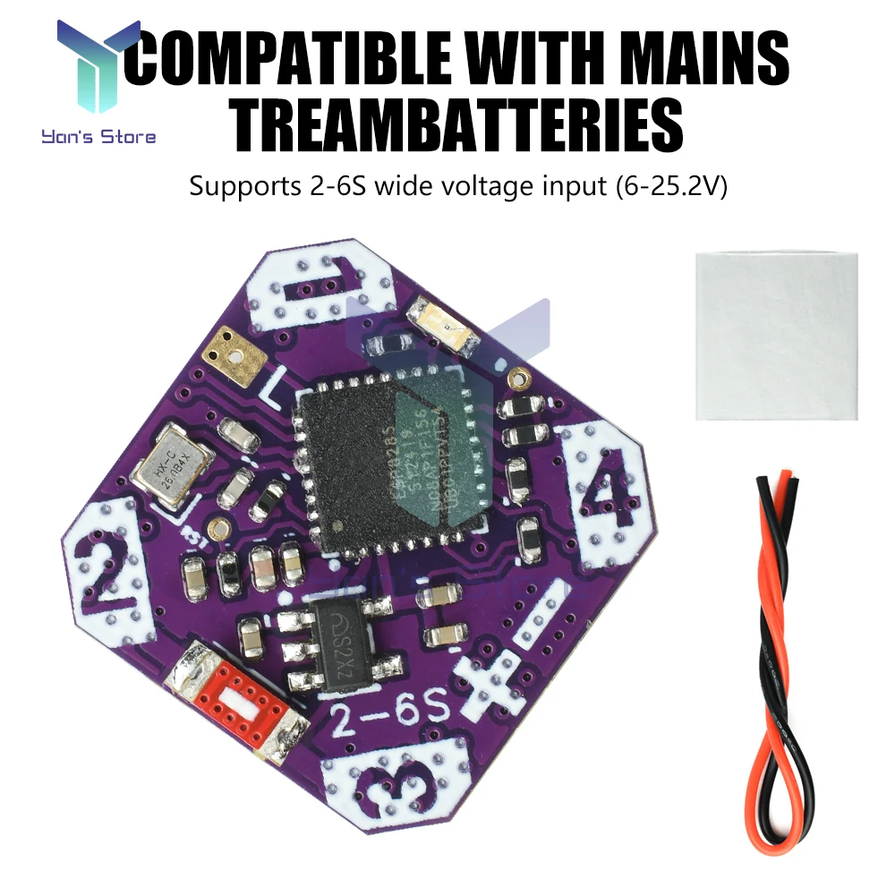 Contrôleur LED RGB 2-6S pour Drone FPV - 4 Canaux WiFi