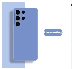 Liquid Silicone Soft Shell Protective Case - S22 (Grey)