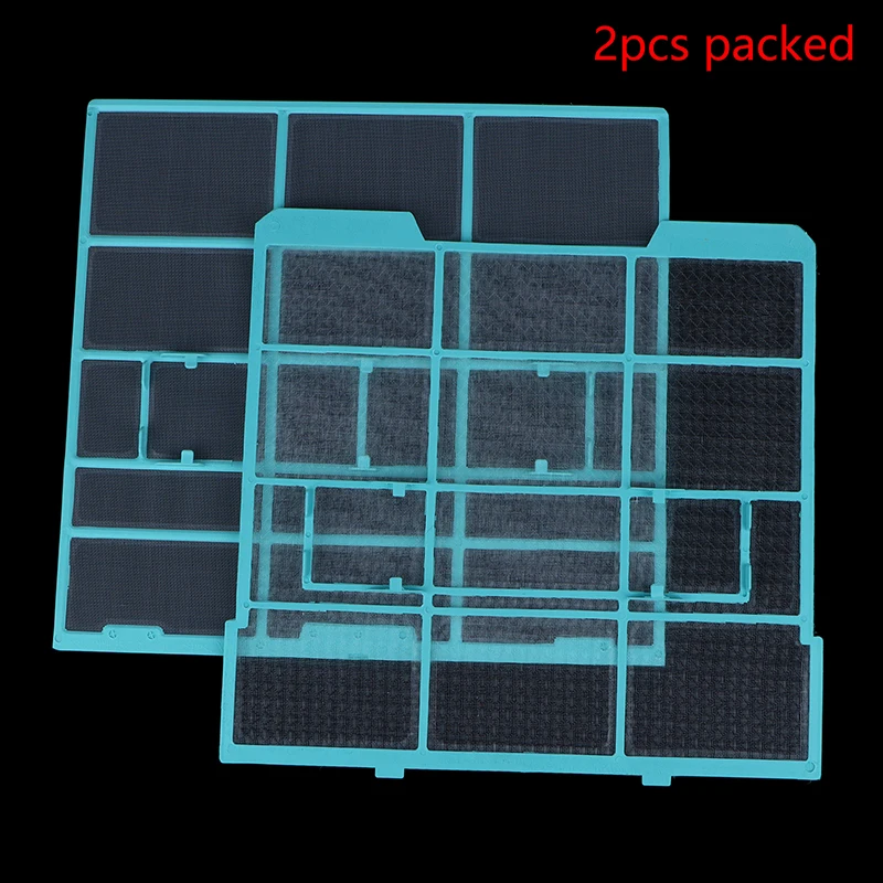 Air Conditioner Outlet Air Vent Cleaning Filter Replacement Sponge Anti-Dust Net Mesh 2Pcs For Wall-mounted Conditioner