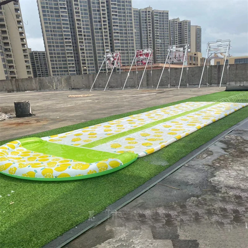 Inflatable Swimming Pool for Kids Outdoor Shower Cool Summer Lawn Games Water Spray Pad Happy Fun Sprinkler Toy Slide Pool