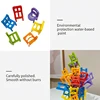 24pcs 2.36-Inch Stacked Chairs Building Blocks Stacked Chairs Parent-Child Gatherings Interactive Stress Relieving Random Shapes 5