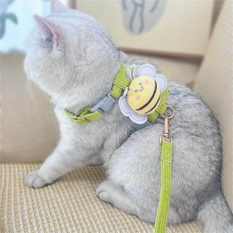 

Поводок для кошек, собак, маленьких собак, поводок с защитой от ударов для выхода на улицу