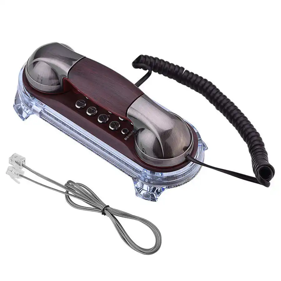 Retro Vintage Telephone European Style Old Phone Desktop Fixed Wired Wall Mounted Landline for Home Office Hotel | Компьютеры и офис