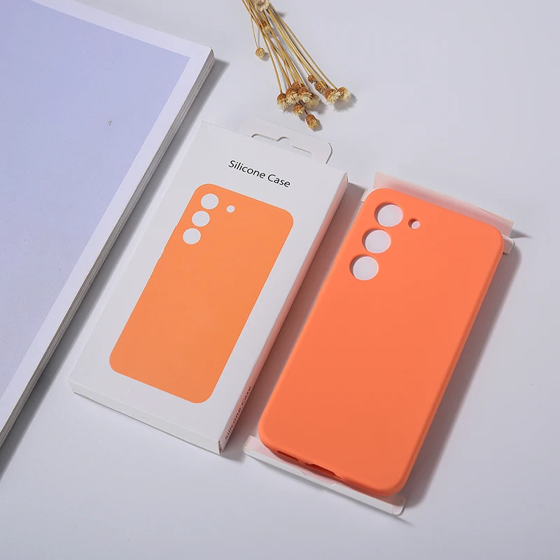 Luxury Liquid Silicone Soft Protective Phone Back Cover Case