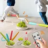3-in-1 Dinosaur Sport Entertainment Game Toy Multifunction Rope Skipping Machine Ferrule Jump Rocket Launcher Outdoor Training