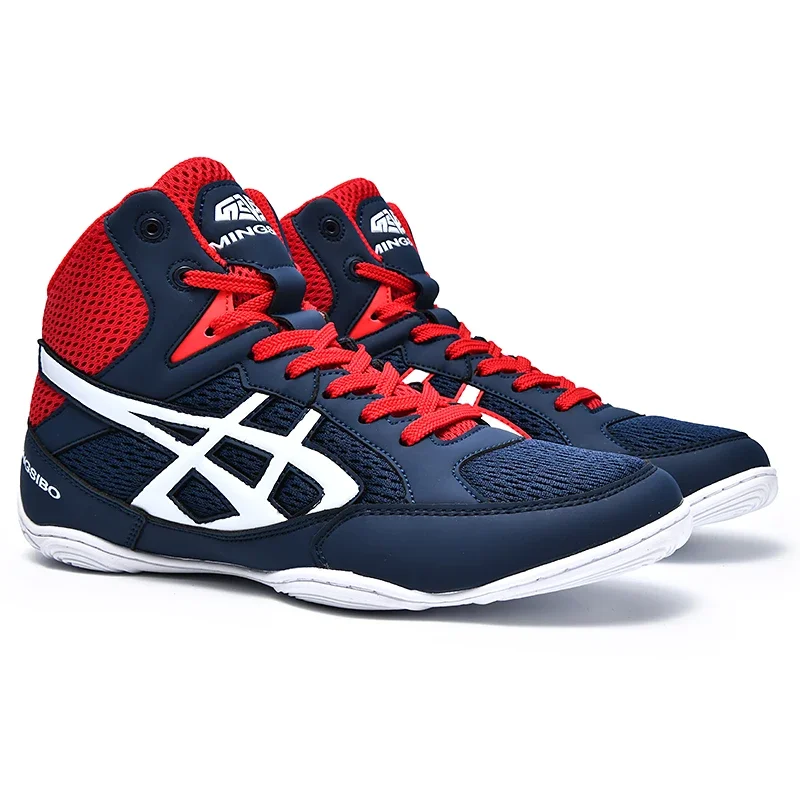 New Gym Unisex Professional Shoes Wrestling Shoes Adult Mid-cut Boxing Boxing Training Boots Light Weight Lifting