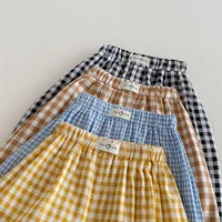 Pantalons pour garçons de 0 à 5 ans, Style coréen, à carreaux, jambes droites, décontractés, taille élastique, vêtements pour enfants, nouvelle collection printemps 2026 4
