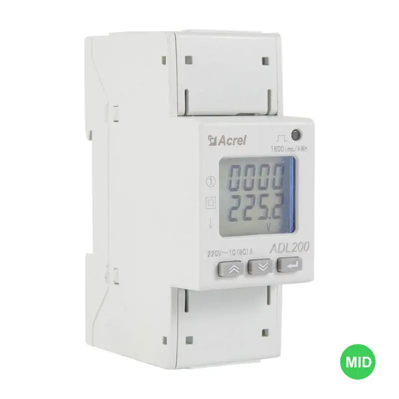 

45-65Hz MID Electric Smart Rs485 Energy Meter Enclosure Manufacturers Current Input 80A Direct Connection