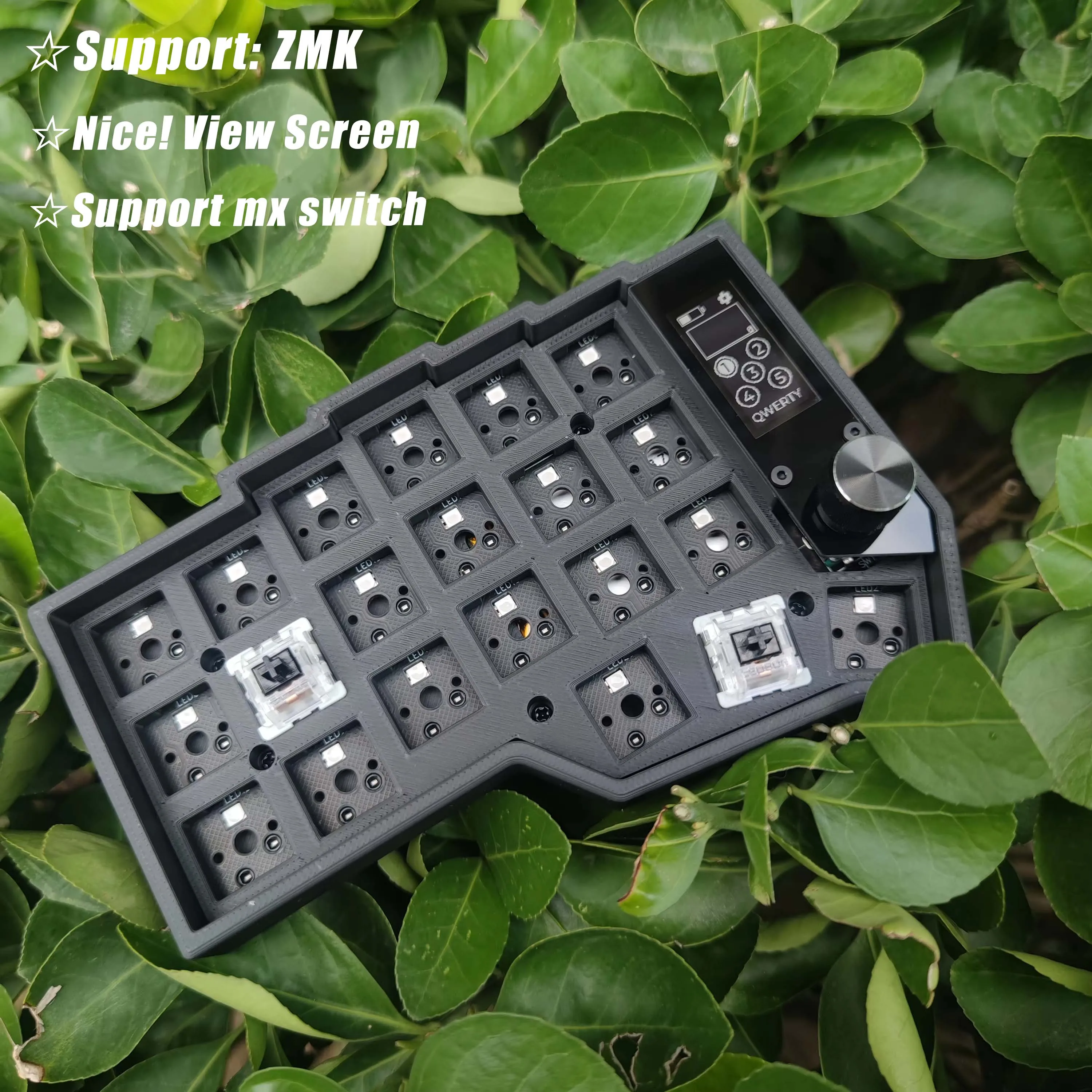 Corne ワイヤレス分割キーボードキット RGB ホットスワップ