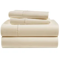 Luxury 800TC Egyptian Cotton Sheets (Fitted Sheet + Flat Top Sheet + Pillowcase) High End Hotel Bedding Set 4/6pcs Bed Sheet Set 1