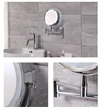Wall Mounted Folding Arm Extend Bathroom Mirror With LED Light 10X Magnification Double Side Touch Dimming Makeup Mirrors 2