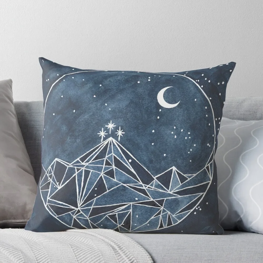 

night court moon and stars Throw Pillow christmas ornaments 2024 autumn pillowcase Decorative Cushions Cusions Cover