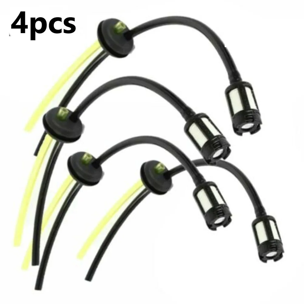 

4pcs/set Filter Oil Pipe for Chainsaw Lawn Mower Grass Trimmer Fuel Tank Filter Universal Oil Pipe Fuelhose for 139/140/gx35