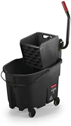 

Products WaveBrake 2.0 35 QT Side-Press Mop Bucket and Wringer, Brown (FG758088BRN)