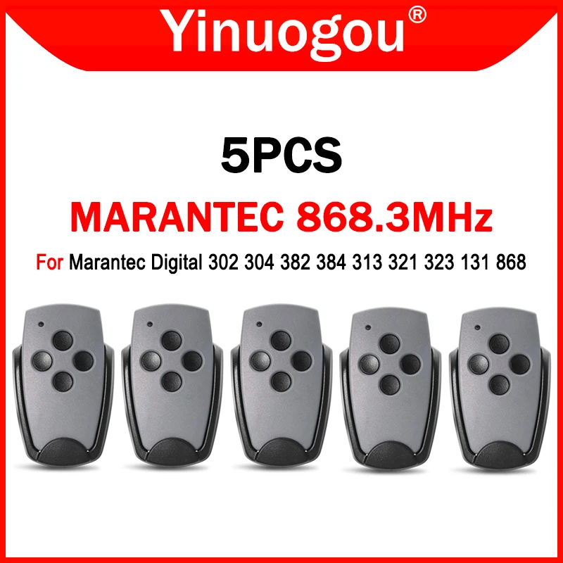 

5шт MARANTEC Digital D302 D304 D382 D384 D313 D321 D323 гаражные ворота дубликатор с дистанционным управлением 868,3 МГц клон открывалка для ворот