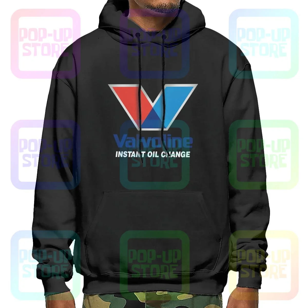 Valvoline Premium Motor Instant Oil Change Car Pocket Side Felpa Con Cappuccio Felpe Con Cappuccio Trendy Premium