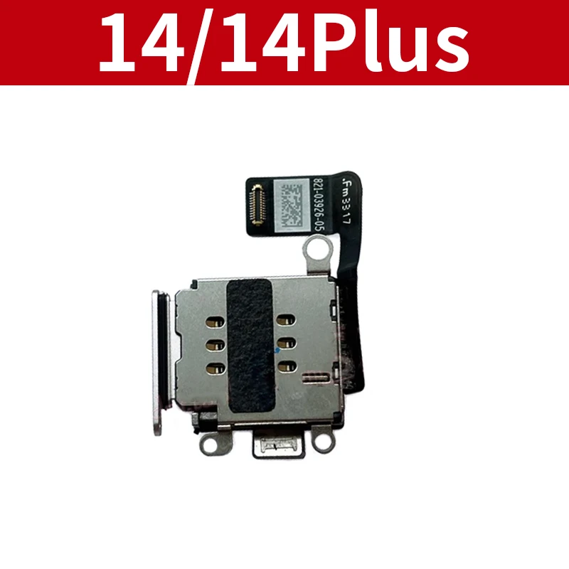 Dual Card Slot Flex Cable For iPhone 14 Plus Pro MAX Sim Card Slot