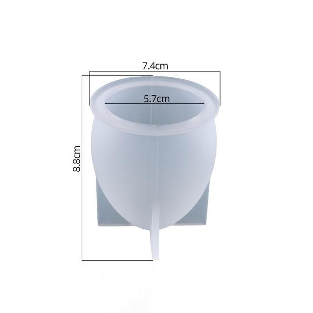 Egg-Shaped Silicone Mold Crystal Resin Epoxy Mould Star Ball Night Light Table Silicone Mould Decoration Jewelry Making Tool