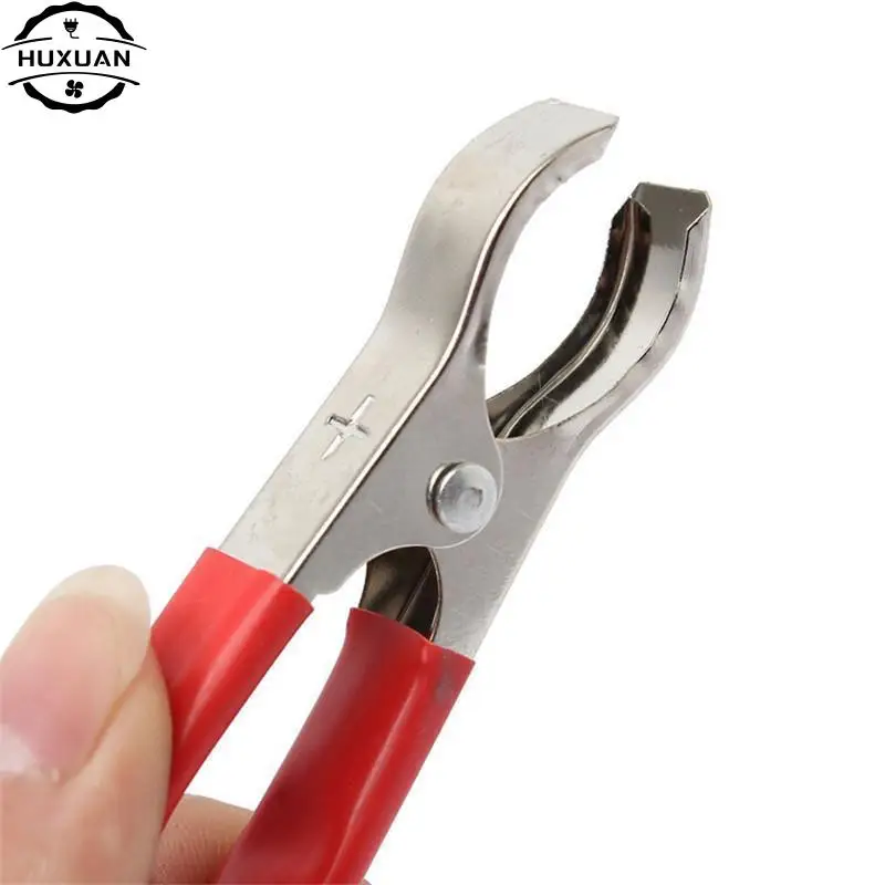 2pcs 30A Insulated Crocodile Clips 75mm Low Voltage Wire Lead Test Alligator Clamps