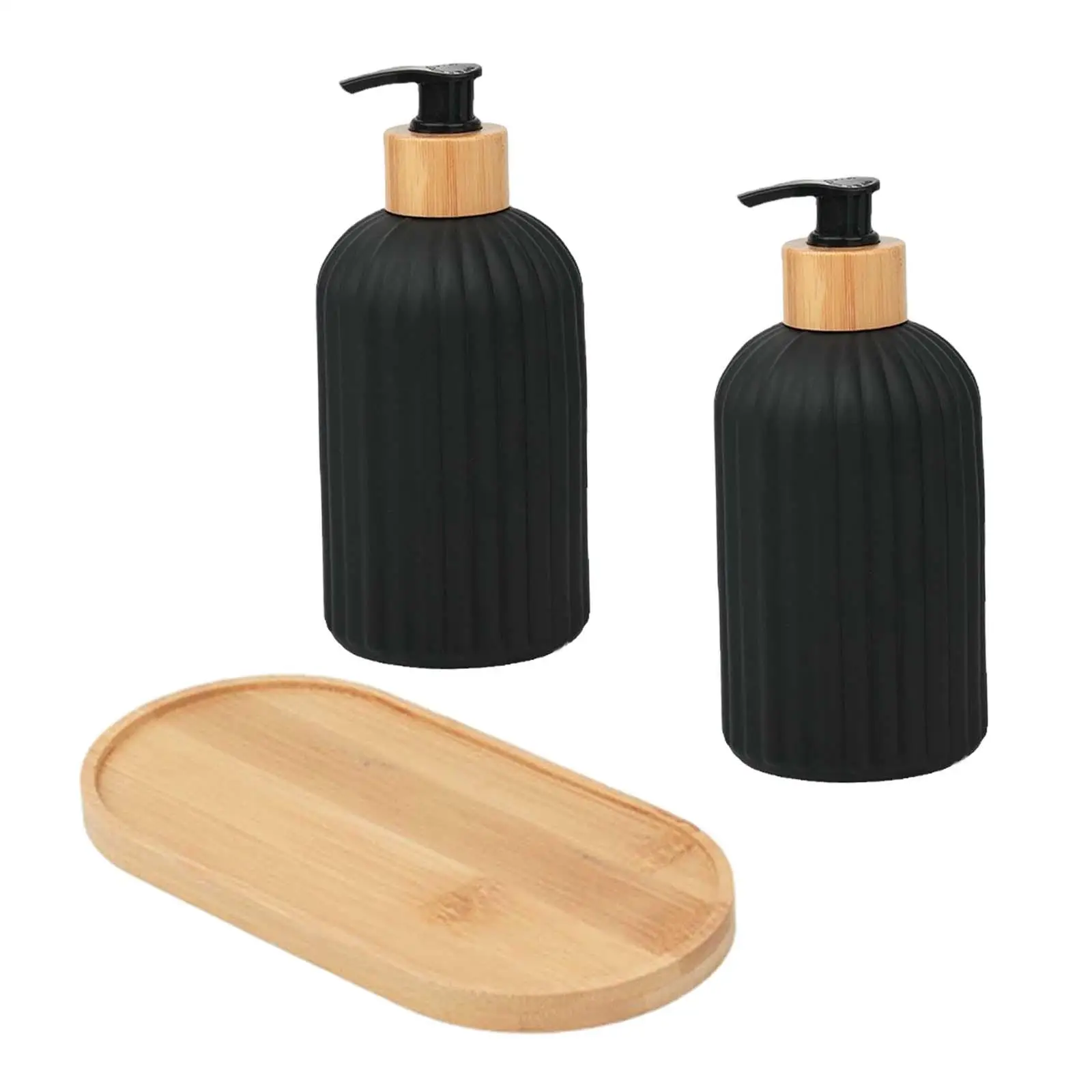 Home Liquid Soap Dispenser Shampoo Lotion Bottle for Washroom Countertop