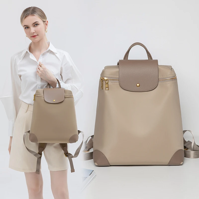 Anti-theft Backpack Woman 2024 New Stylish Backbags Female Vintage Back Pack Leather Aesthetic Bag Travel Fashion Casual Bookbag
