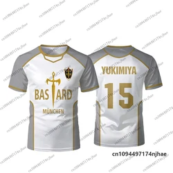 Blue Lock Anime Bastard München Football Jersey - Unisex Cosplay Sports T - shirt - XS (TZ0902301 - 094 - ZK - W)