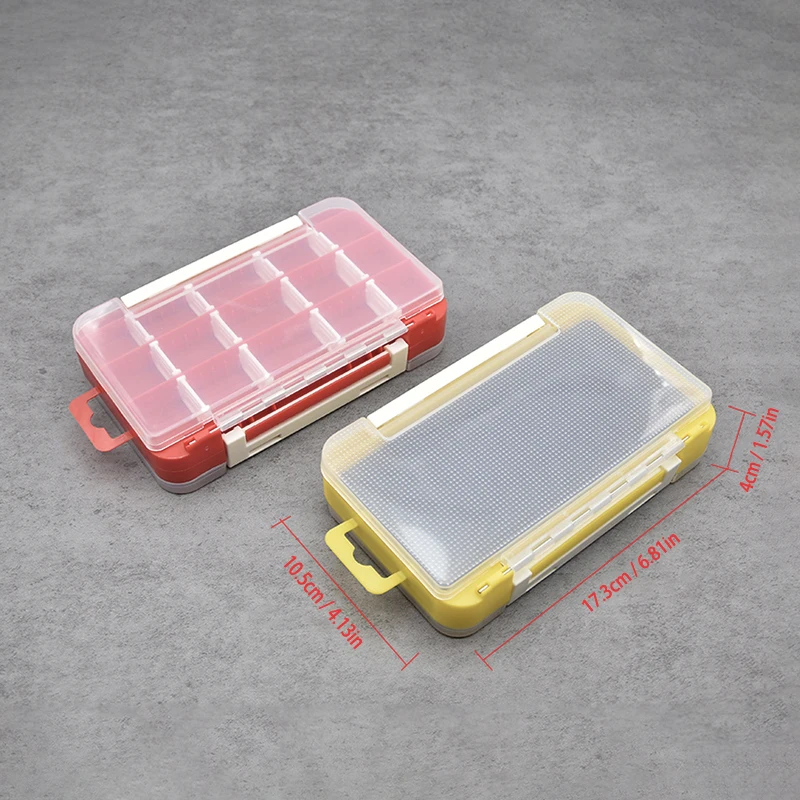 New Fly Fishing Tackle Box Fishing Accessories Tool Storage Box Sided Carp  For Fishing Goods Hooks Lure Boxes