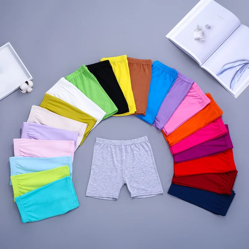 Children Summer Shorts Girls Lace Safety Pants Panties Underwear Leggings 3-10Y Teen Solid Boxer Short