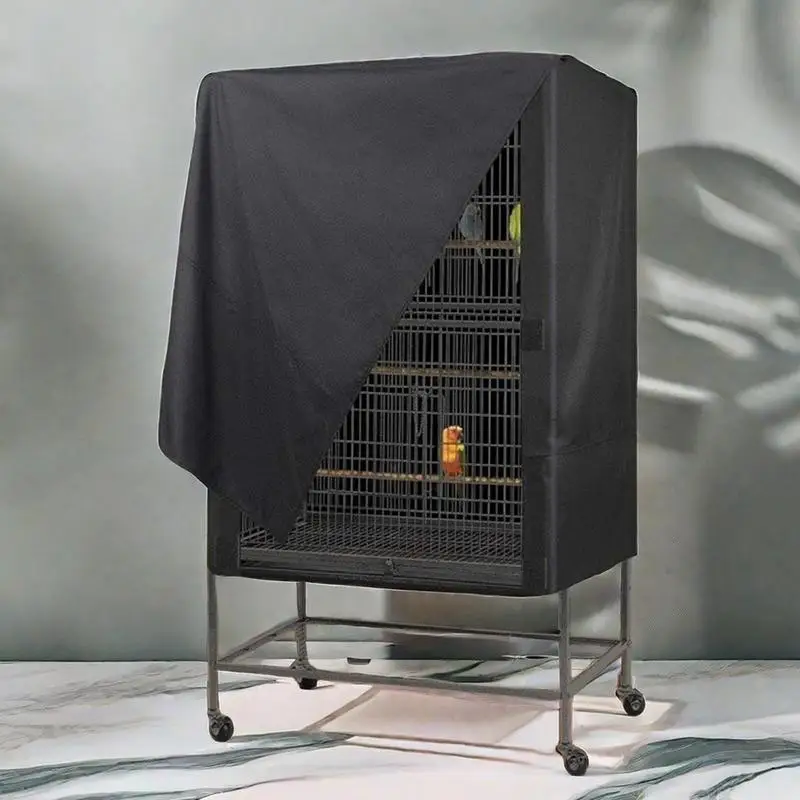 Bird Cage Cover Waterproof Dustproof Oxford Cloth Two Handle Top Design Adjustable Protective Bird Supplies