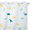 Muwago Children's Curtain Bay Window High Shading Noise Reduction Heat Insulation Curtain Tyrannosaurus Rex Luminous Curtain 2