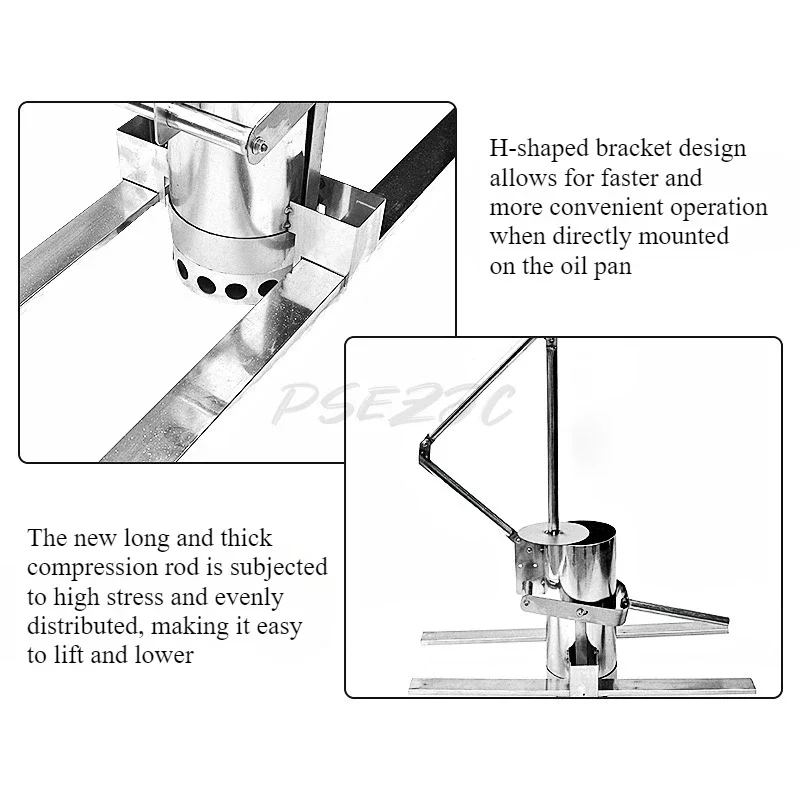 Semi Automatic Rice Dumpling Frying Machine Processing Manual Rice Dumpling Snack Making Equipment