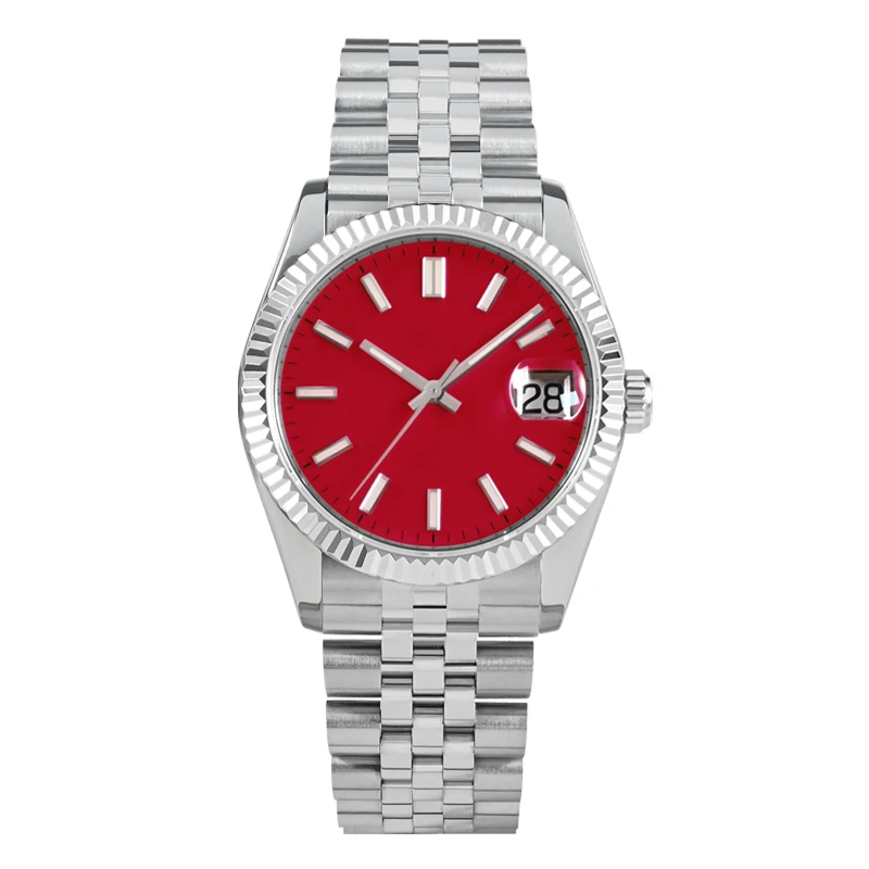 NC San Martin Orologio Automatico Uomo Retrò – Vetro Zaffiro, Cassa Acciaio 316L, Quadrante Nero, Impermeabile 100m, Movimento Giapponese YN55