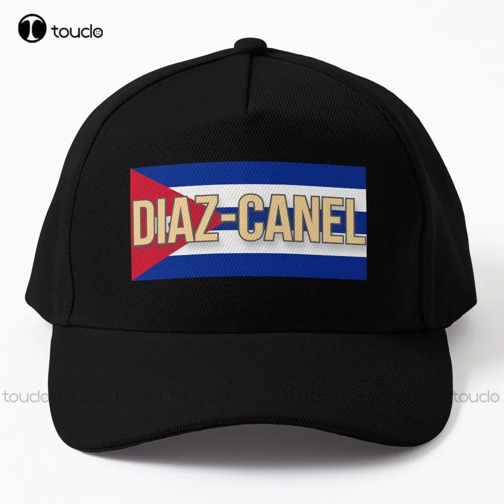 

Diaz-Canel Cuba Flag Baseball Cap Men'S Sun Hats Street Skateboard Harajuku Gd Hip Hop Custom Gift Outdoor Cotton Caps Funny Art