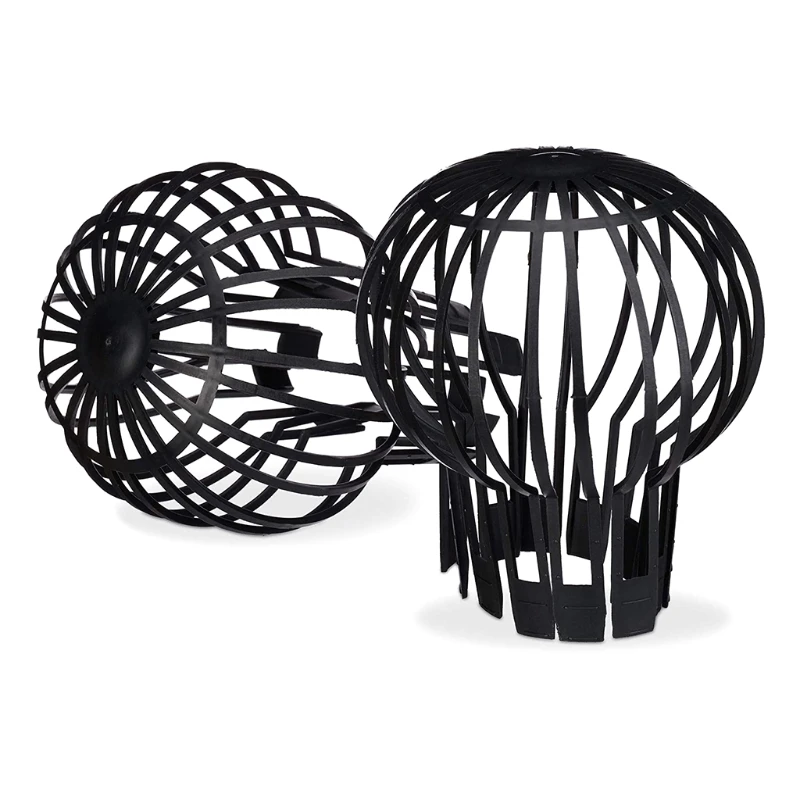 Black Plastic Gutter Balloon Protective Filter Gutter Flexible Downspout Filter gutter covers,drainage cover