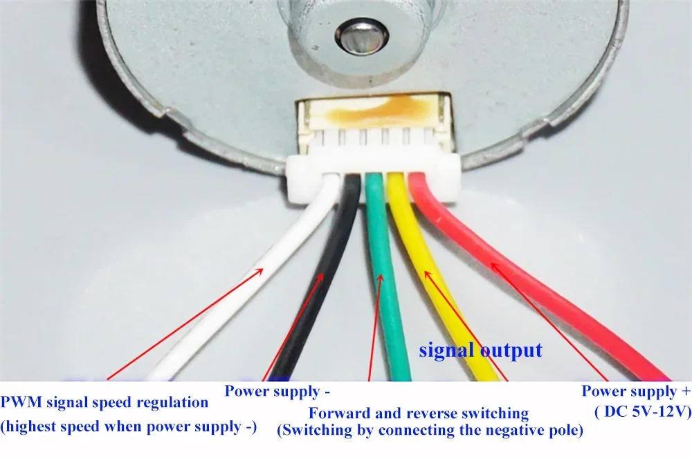 Motore senza spazzole DC B2418 12 V 5000 giri/min PWM per modellismo