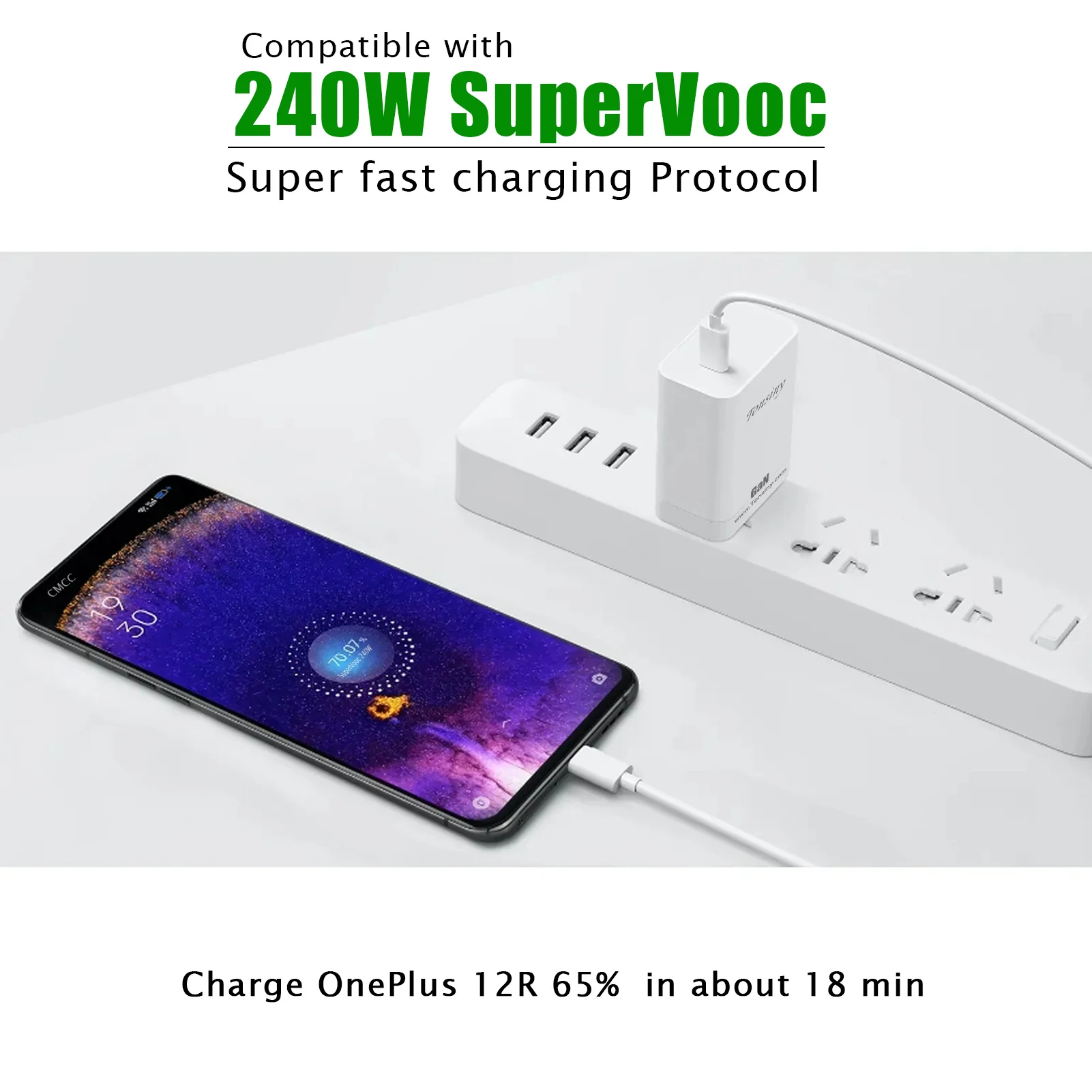 240W for OnePlus SuperVooc charger for OPPO Realme wall plug adapter PD65W macbook iPhone Samsung tablet PPS travel adapter