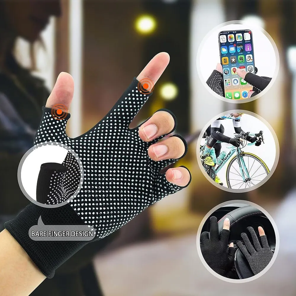 Lightweight Anti-Slip Fingerless Outdoor Cycling Gloves