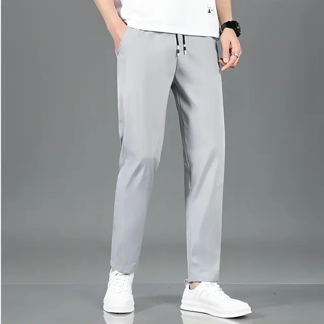 Nouveau 2024 été élastique hommes course Sport pantalon Jogging pantalons de survêtement décontracté en plein air formation gymnase Fitness pantalon surdimensionné M-5XL 2
