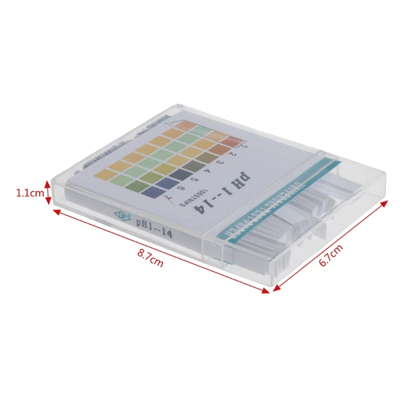 100 Strips 1-14 PH Alkaline Acid Paper Water Saliva Litmus Testing 3