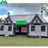 New Outdoor Giant Inflatable Irish Pub Tent With Whole Printing And Fire Place Airblown Bar House For Brisbane Beer Party 1
