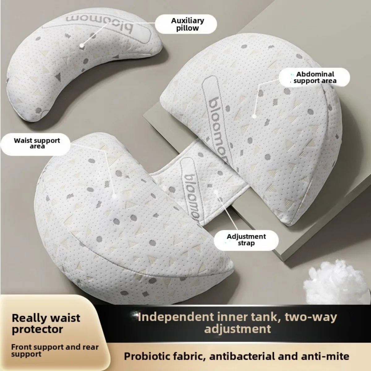 Pregnancy Pillow Maternity Body Pillows Pregnant Nursing Pillow for Pregnant Women Pregnancy Accessories Mommy Aid Sleep Bedding