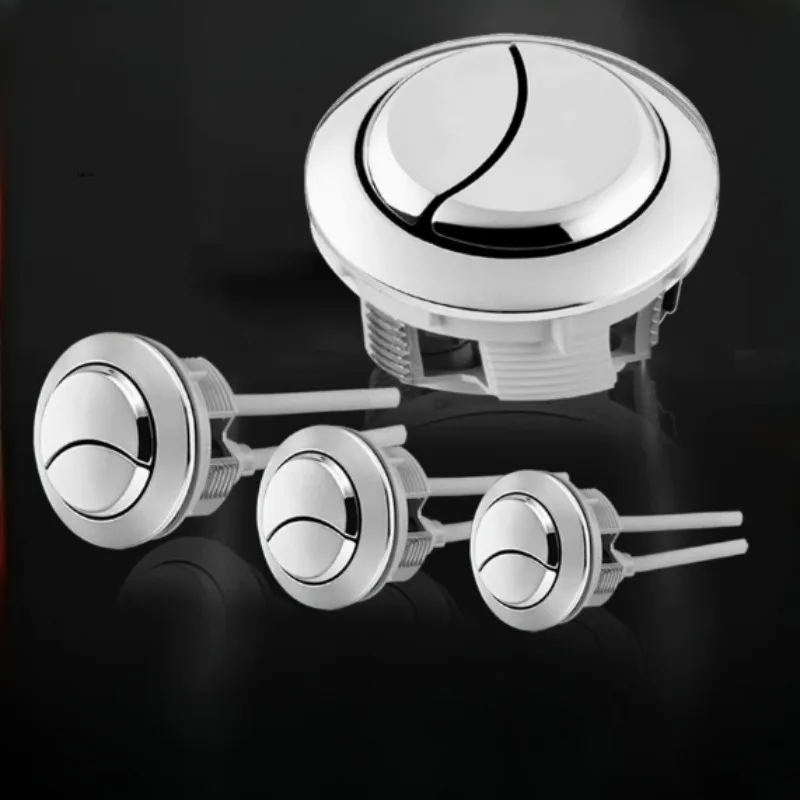 Toilet Water Tank Button 38/48/58MM Double Push Button For Toilet Seat Water Tank