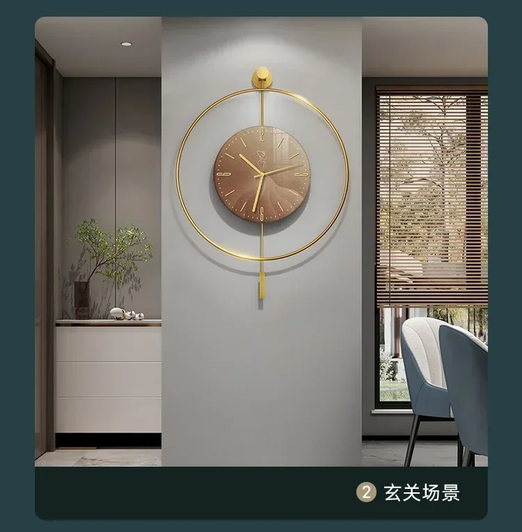 Personality Minimalist Clock Wall Clock Living Room Decoration Creative Fashion Minimalist Restaurant Clocks Wall Home Decor 4